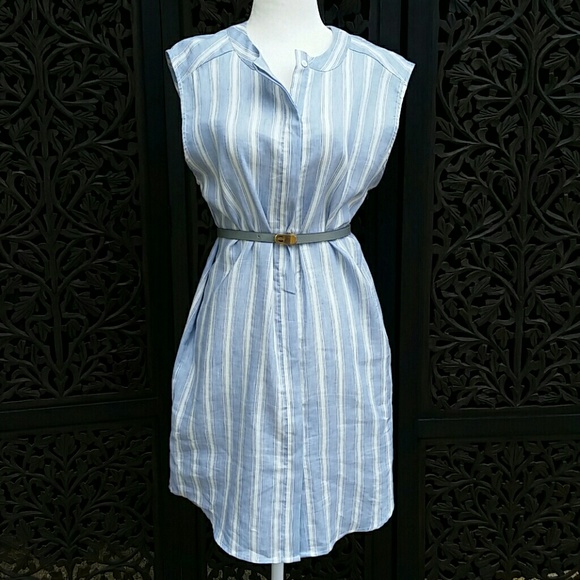 BB Dakota Dresses & Skirts - BB Dakota Stripe Chambray Dress by Nordstrom